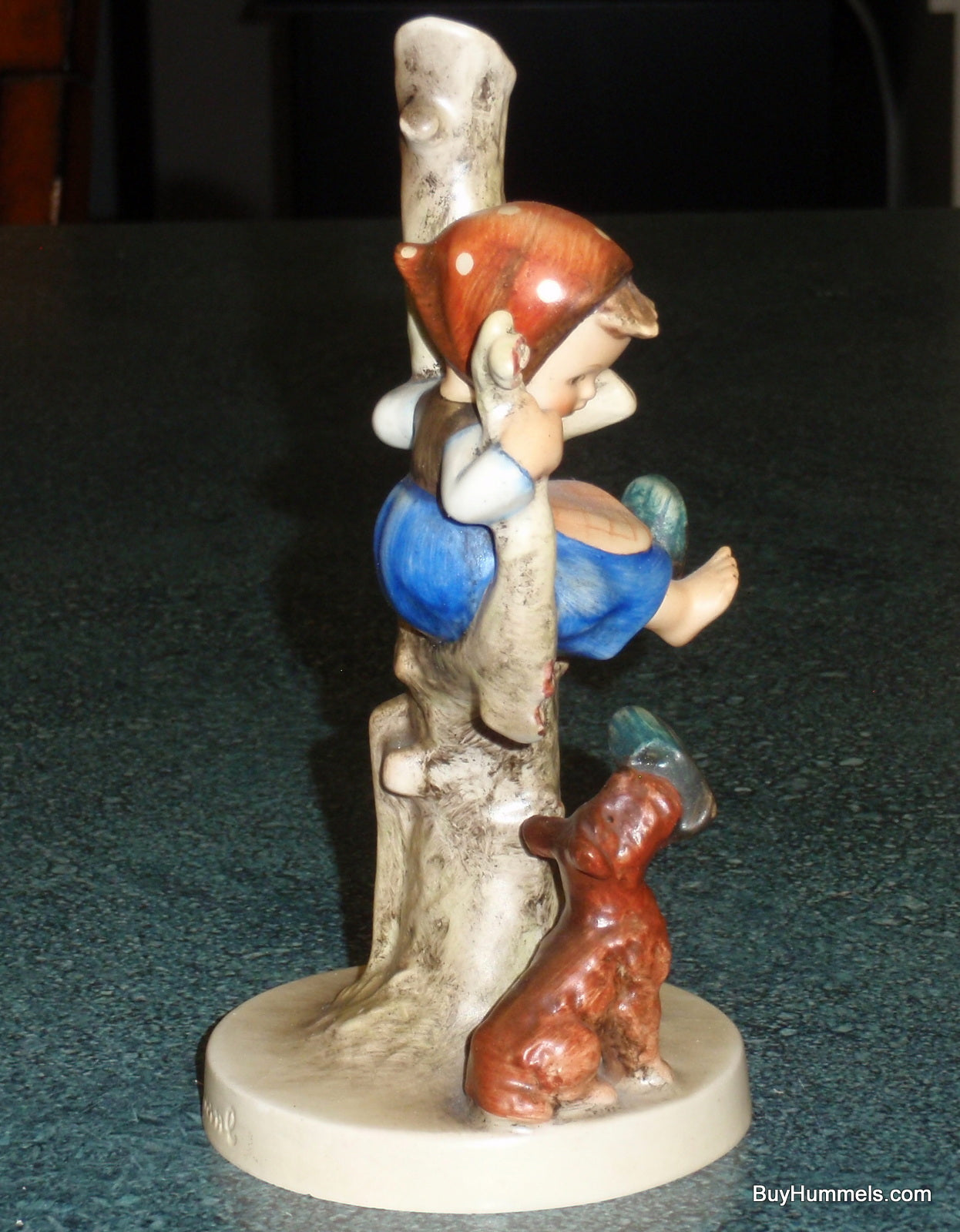 "Out Of Danger" Goebel Hummel Figurine #56/B TMK2 FULL BEE - 1950s Antique Gift!