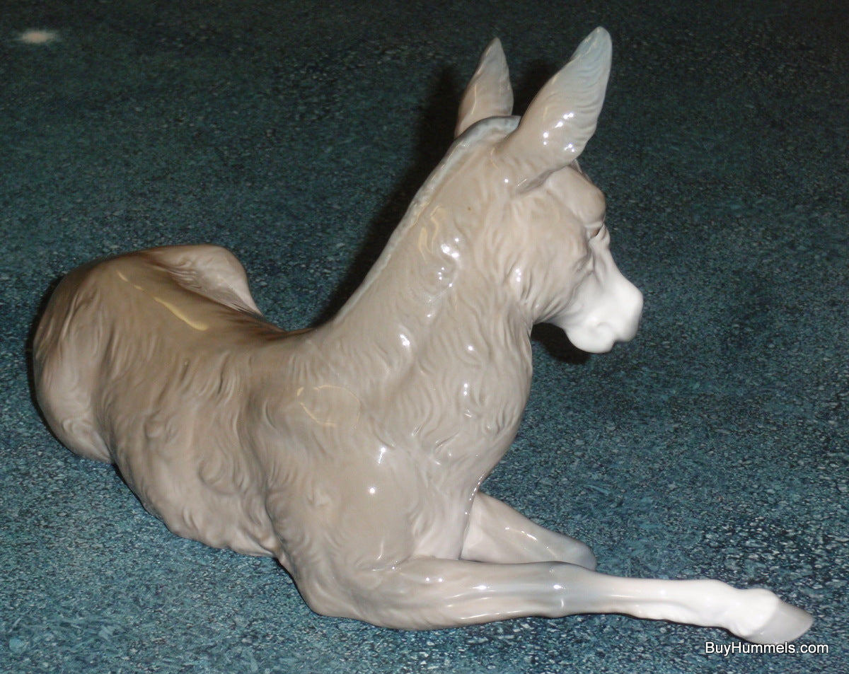 "Donkey" Lladro Christmas Nativity Figurine #1389 - Large (10.75")