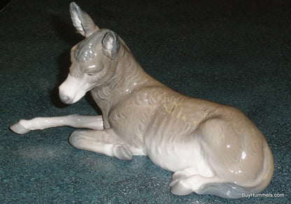 "Donkey" Lladro Christmas Nativity Figurine #1389 - Large (10.75")