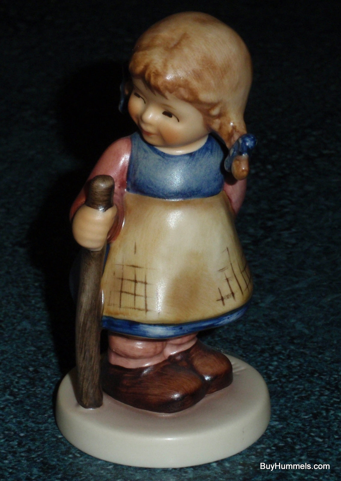 "Pixie" Goebel Hummel Figurine #768 - Little Girl With Walking Stick