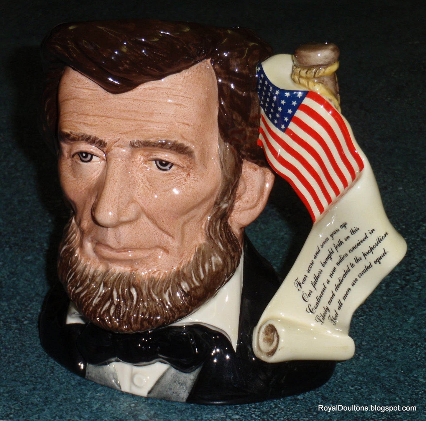 President Abraham Lincoln Royal Doulton Character Toby Jug D6936 LIMITED EDITION!