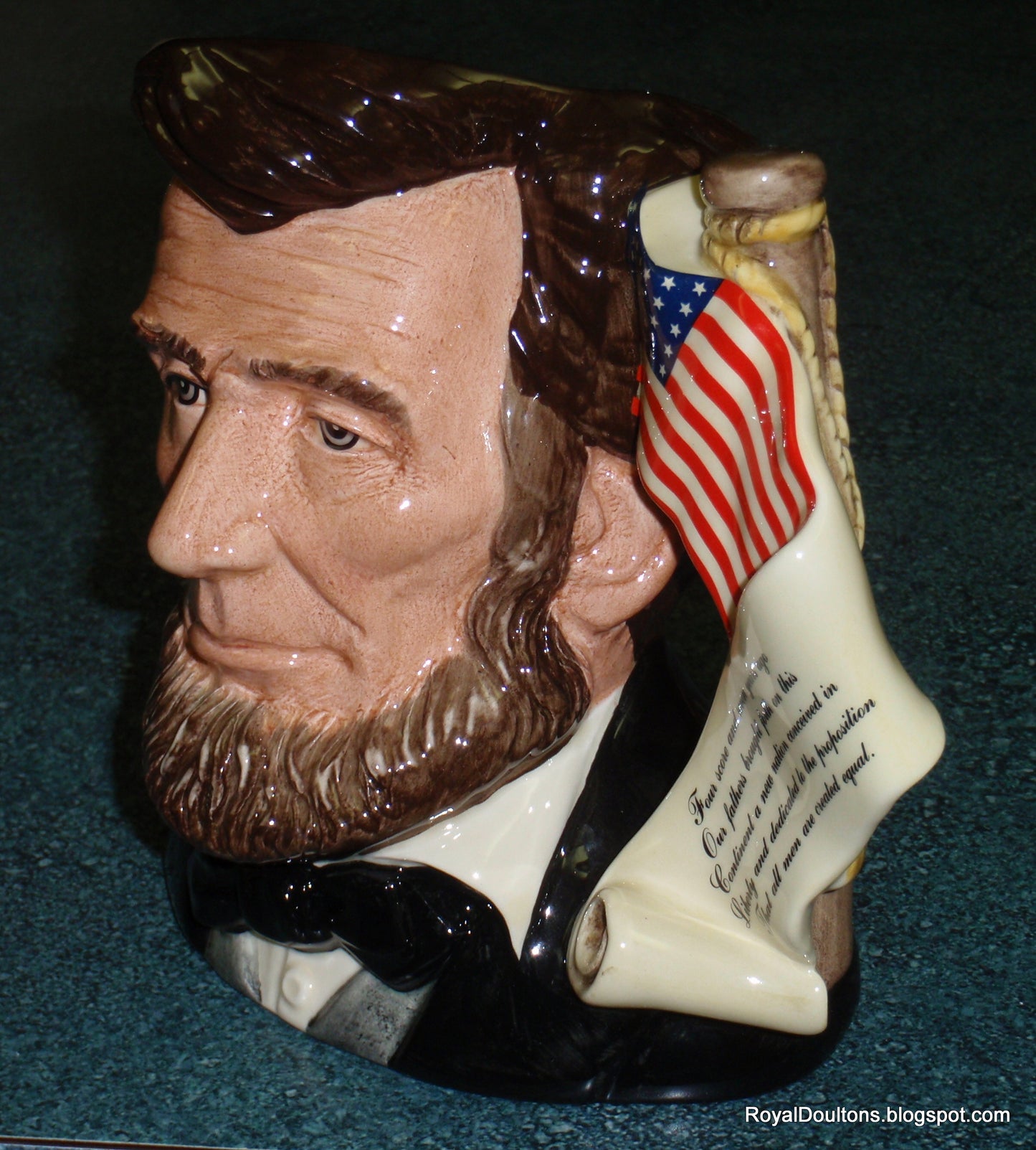 President Abraham Lincoln Royal Doulton Character Toby Jug D6936 LIMITED EDITION!