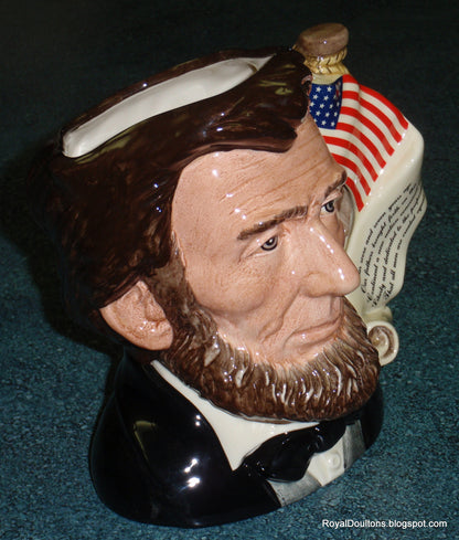 President Abraham Lincoln Royal Doulton Character Toby Jug D6936 LIMITED EDITION!