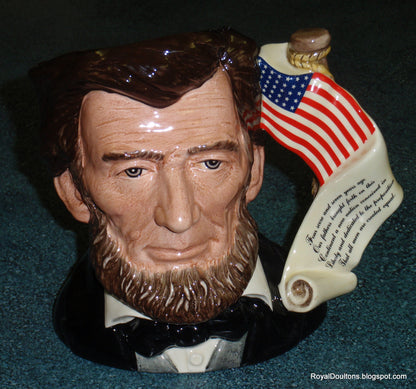 President Abraham Lincoln Royal Doulton Character Toby Jug D6936 LIMITED EDITION!