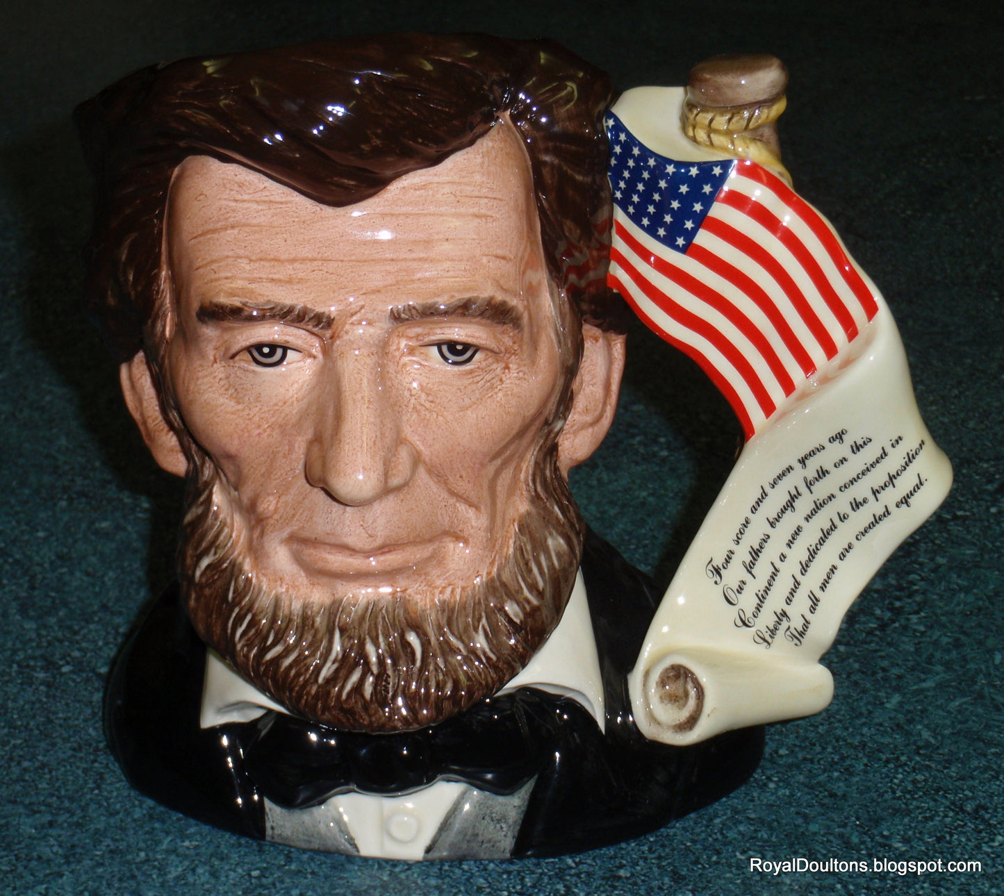 President Abraham Lincoln Royal Doulton Character Toby Jug D6936 LIMITED EDITION!