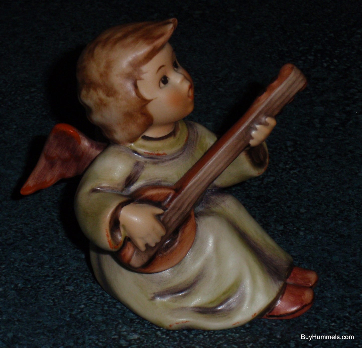"Sounds Of The Mandolin" Goebel Hummel Christmas Angel Figurine #438