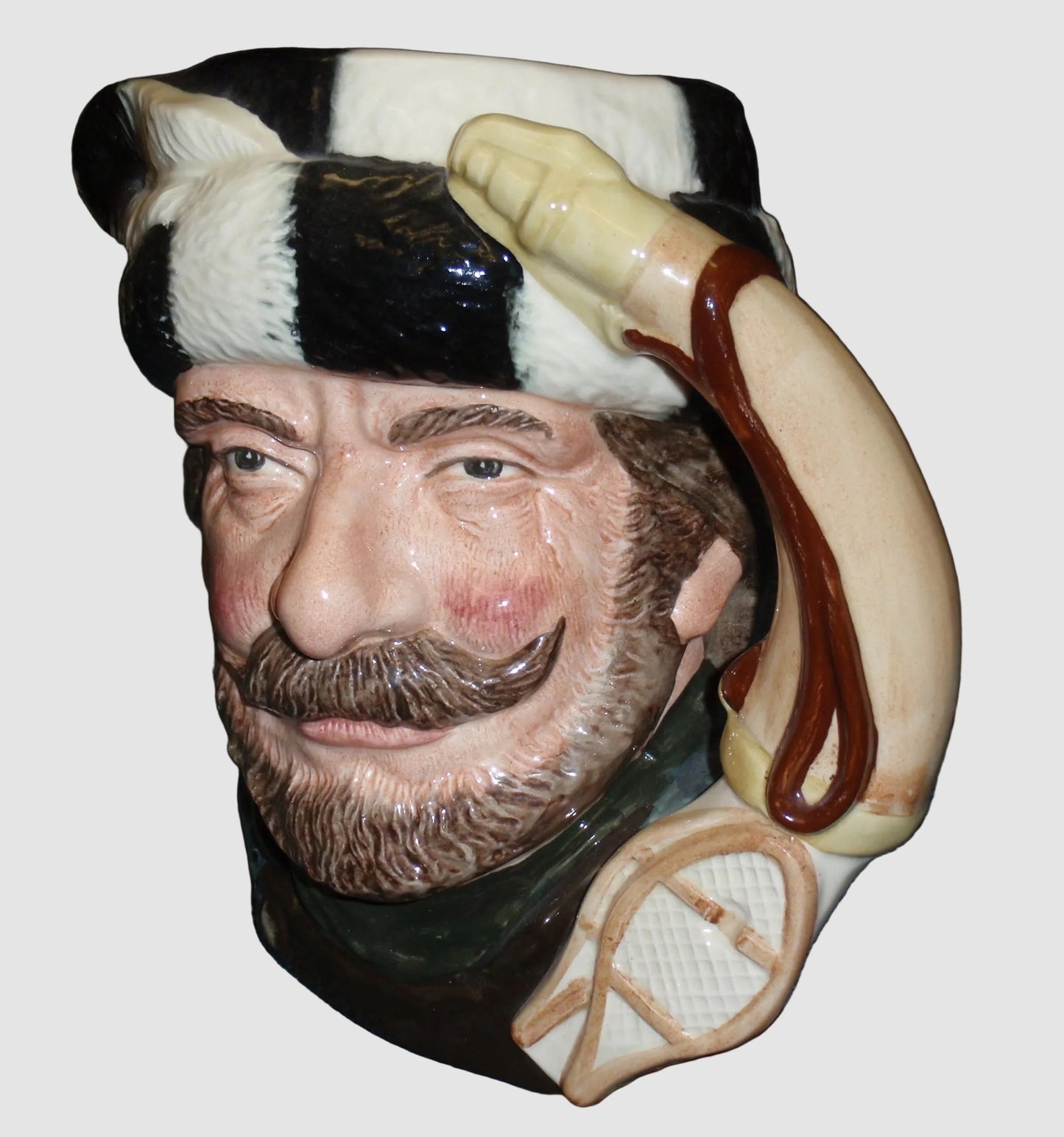 "The Trapper" Royal Doulton Character Toby Jug D6609 - Large (7.5")