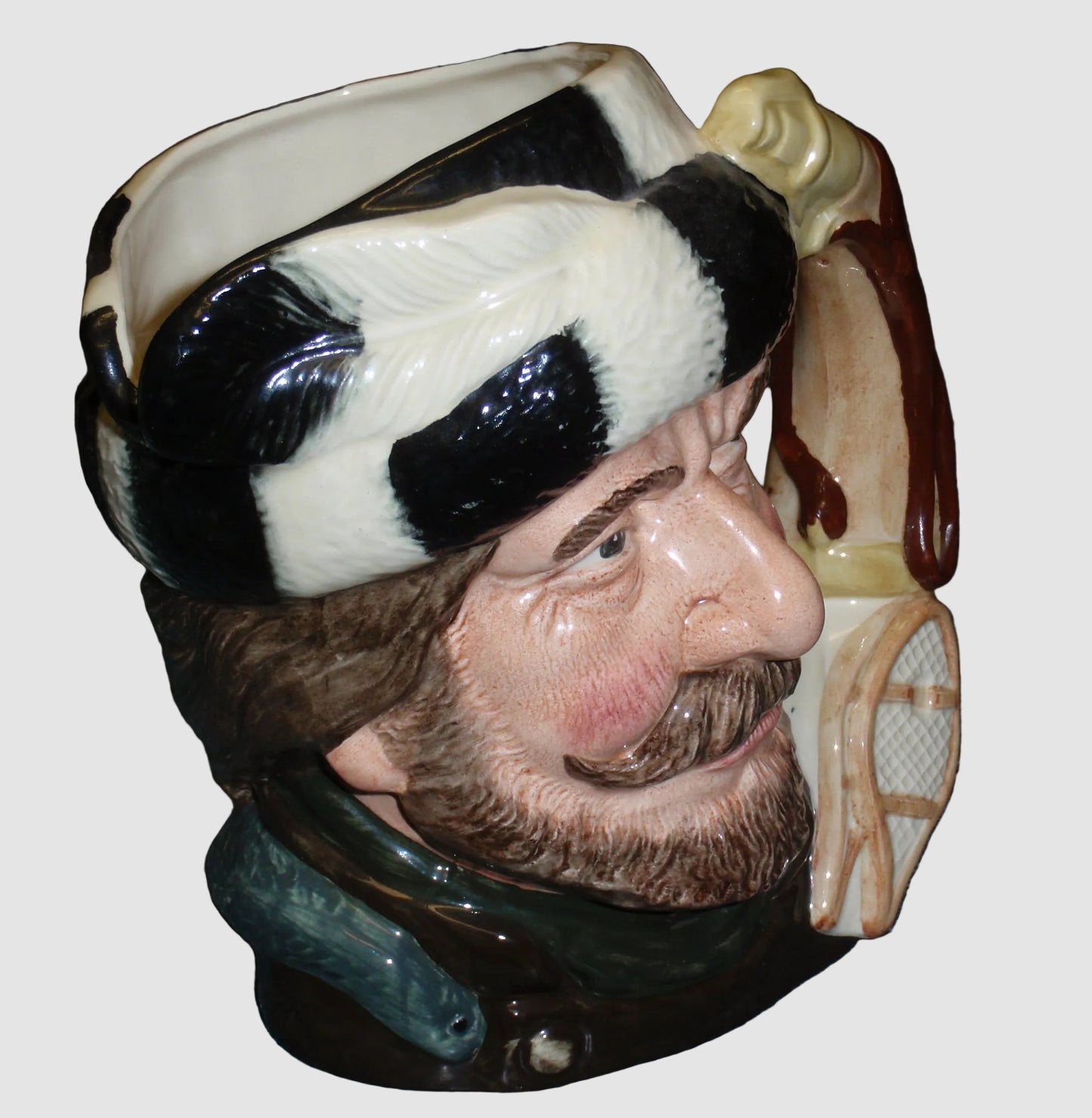 "The Trapper" Royal Doulton Character Toby Jug D6609 - Large (7.5")