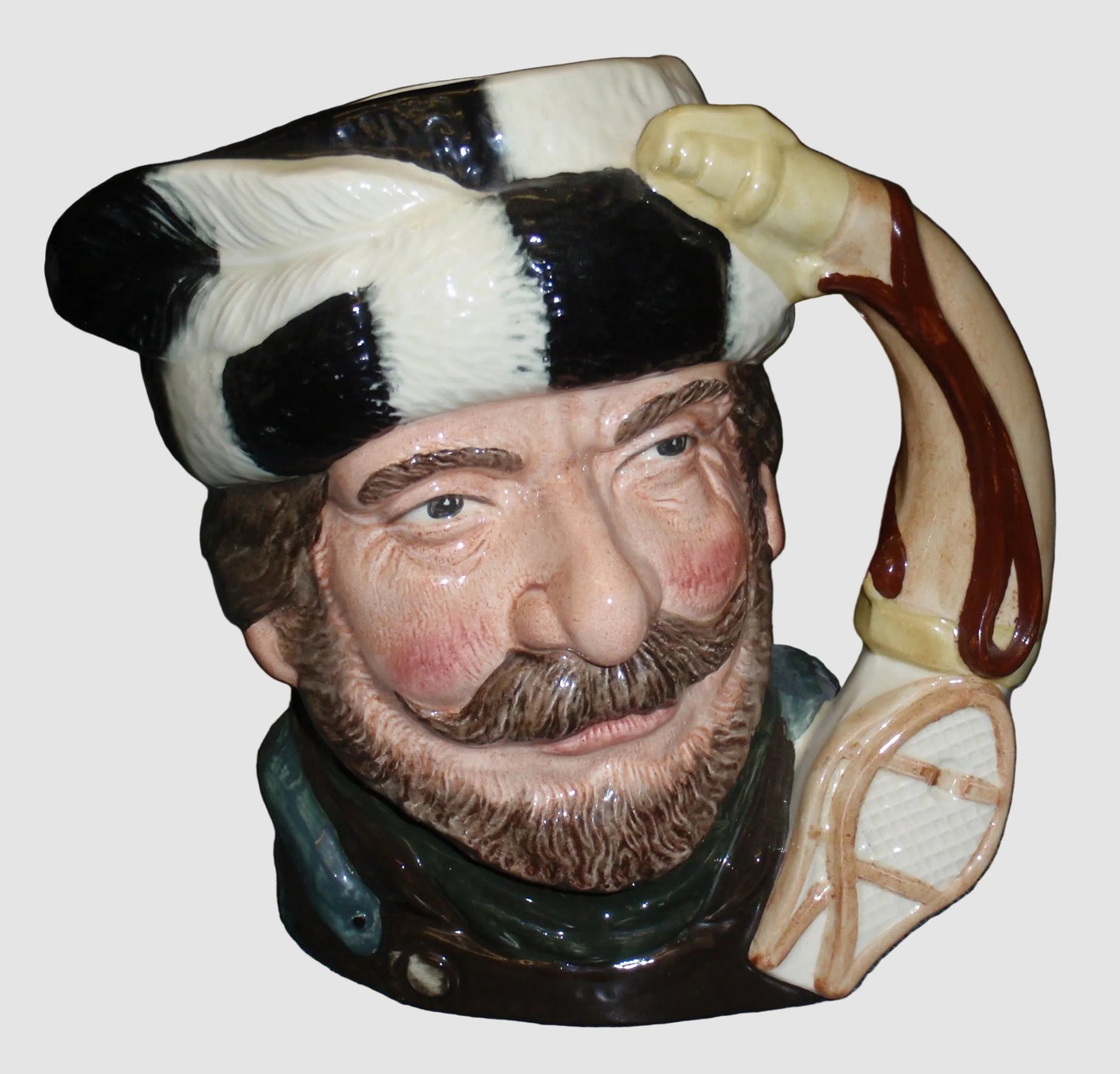 "The Trapper" Royal Doulton Character Toby Jug D6609 - Large (7.5")