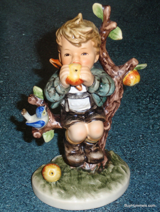 "An Apple A Day" Goebel Hummel Figurine #403 - Boy Eating Apple In Apple Tree - GIFT!
