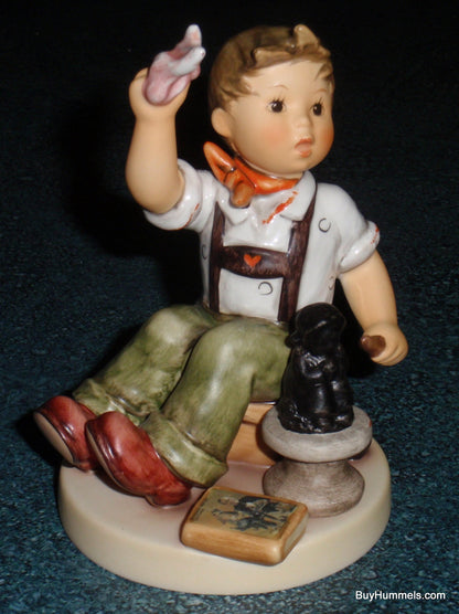 "The Final Sculpt" Goebel Hummel Figurine #2180 TMK8 - Gerhard Skrobek Farewell Tour!