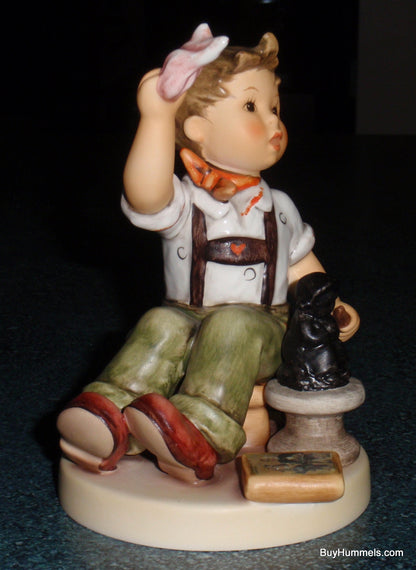 "The Final Sculpt" Goebel Hummel Figurine #2180 TMK8 - Gerhard Skrobek Farewell Tour!