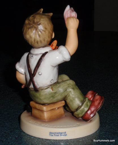 "The Final Sculpt" Goebel Hummel Figurine #2180 TMK8 - Gerhard Skrobek Farewell Tour!