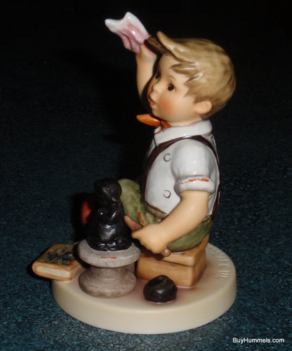 "The Final Sculpt" Goebel Hummel Figurine #2180 TMK8 - Gerhard Skrobek Farewell Tour!