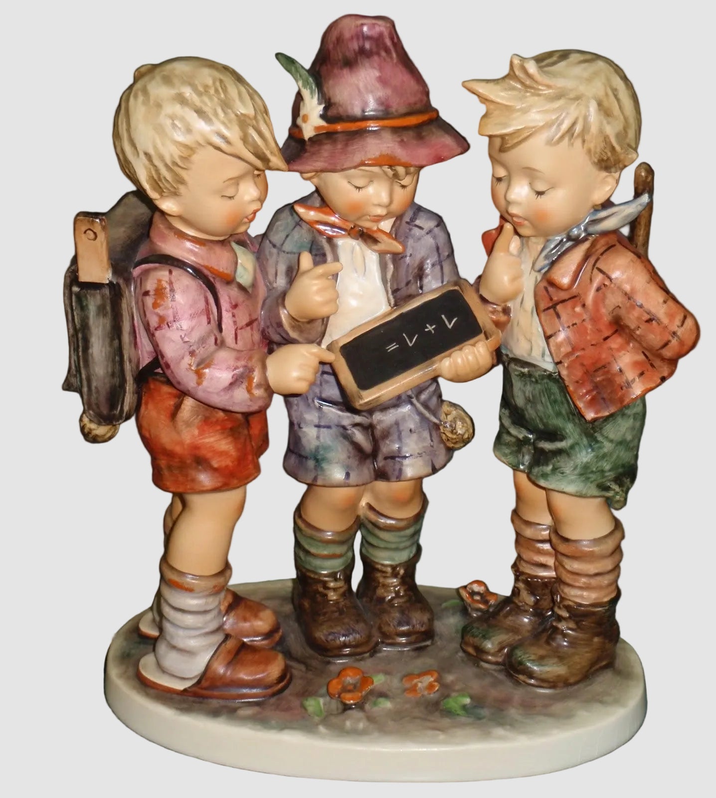 Goebel Hummel School Boys Figurine 170 III Large Three Boys Arthur Moeller Vintage Germany