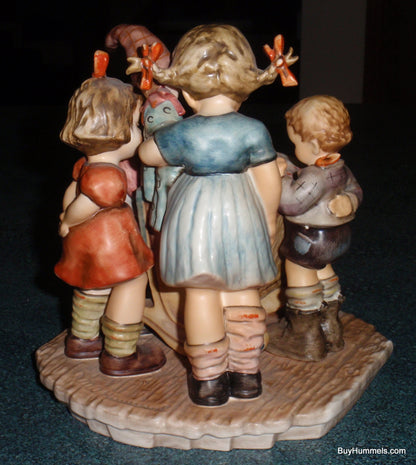 "Rock-A-Bye" Goebel Hummel Figurine #574 TMK7 Century Collection - Children Around The New Baby!