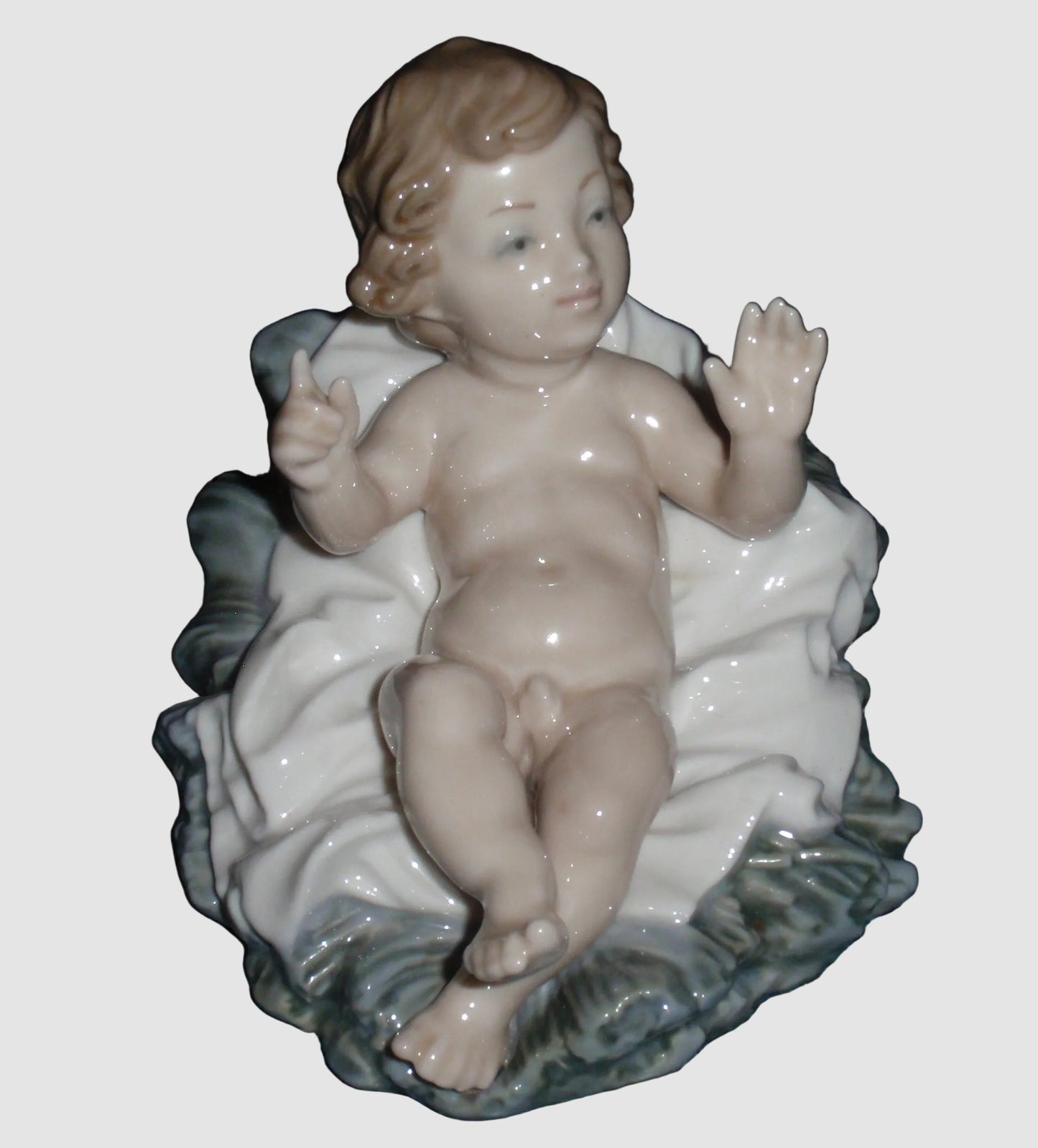 "Baby Jesus" Lladró Nativity Figurine #01388 - Salvador Furió (4" x 5")