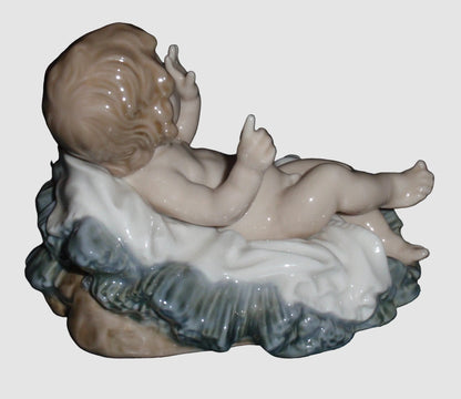 "Baby Jesus" Lladró Nativity Figurine #01388 - Salvador Furió (4" x 5")