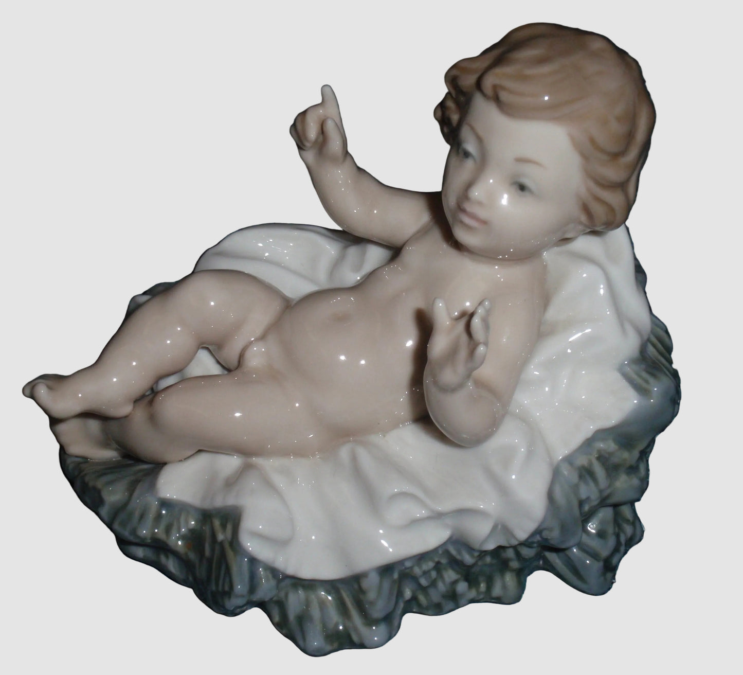"Baby Jesus" Lladró Nativity Figurine #01388 - Salvador Furió (4" x 5")