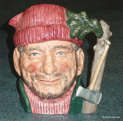 Royal Doulton "The Lumberjack" Large Character Jug D6610