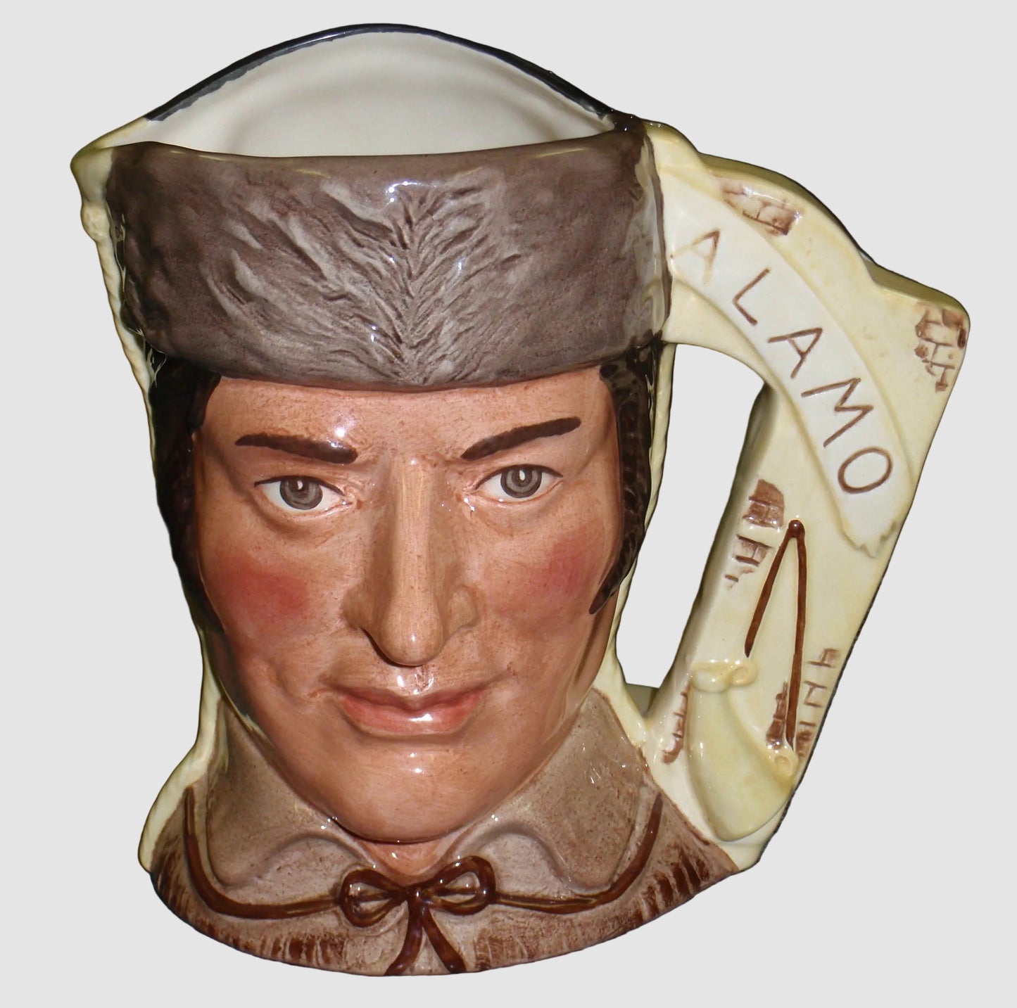 Royal Doulton The Battle Of The Alamo Character Toby Jug D6729 Davy Crockett Antonio Lopez de Santa Anna Limited Edition Michael Abberley England