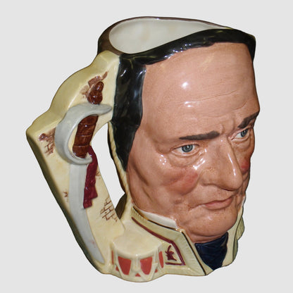 "The Battle Of The Alamo" Royal Doulton Character Toby Jug D6729 - Davy Crockett