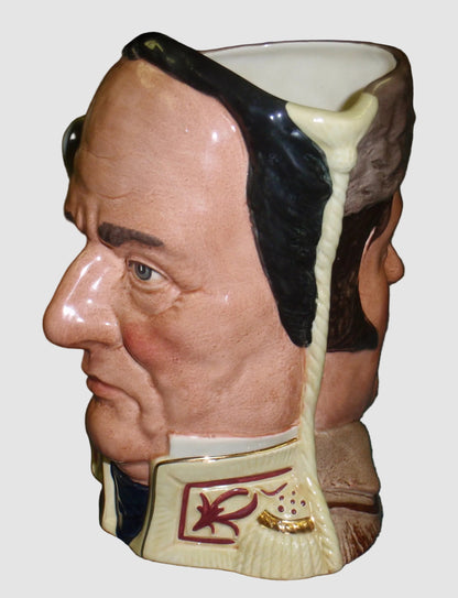 "The Battle Of The Alamo" Royal Doulton Character Toby Jug D6729 - Davy Crockett