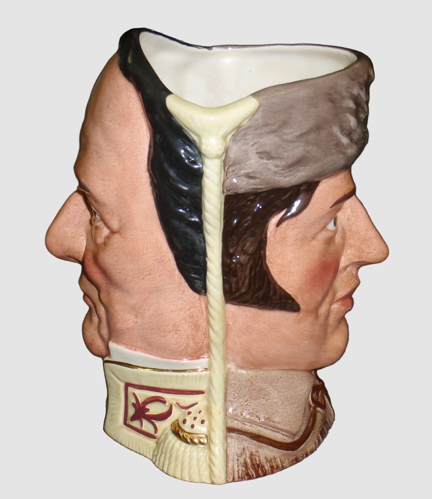 "The Battle Of The Alamo" Royal Doulton Character Toby Jug D6729 - Davy Crockett