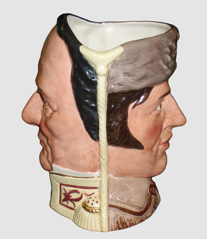 "The Battle Of The Alamo" Royal Doulton Character Toby Jug D6729 - Davy Crockett