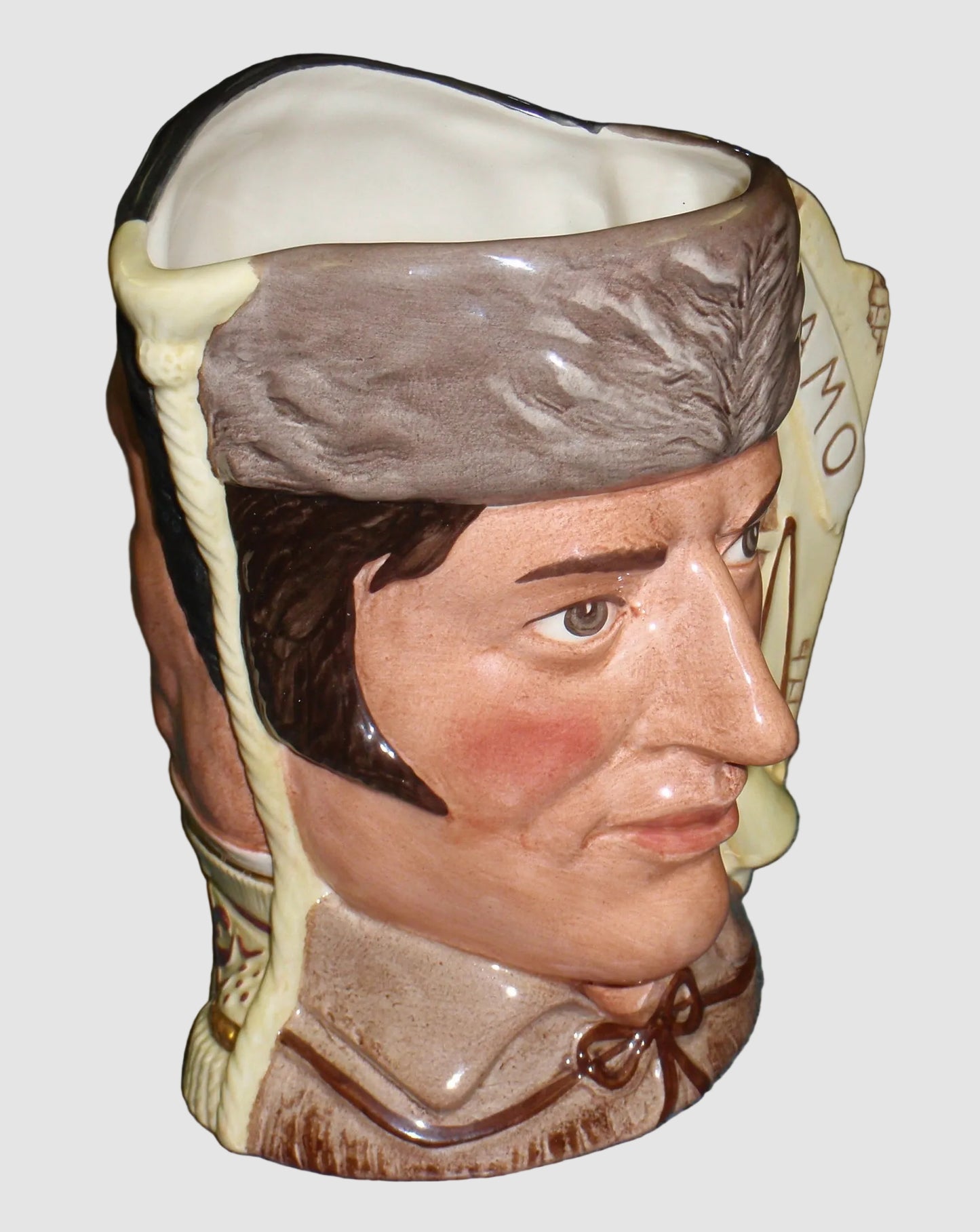 "The Battle Of The Alamo" Royal Doulton Character Toby Jug D6729 - Davy Crockett