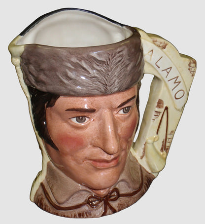 "The Battle Of The Alamo" Royal Doulton Character Toby Jug D6729 - Davy Crockett