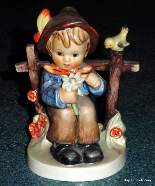 "She Loves Me, She Loves Me Not" Goebel Hummel Figurine #174 - Open Eyes Version!