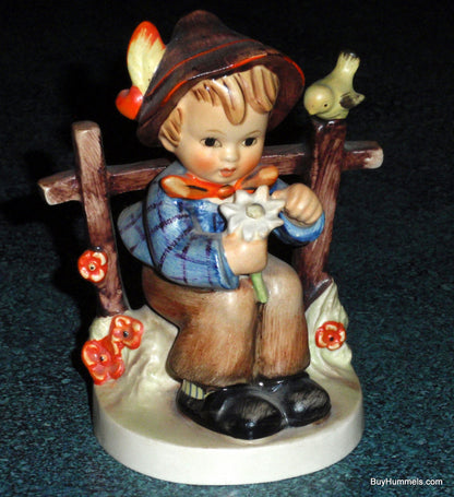 "She Loves Me, She Loves Me Not" Goebel Hummel Figurine #174 - Open Eyes Version!