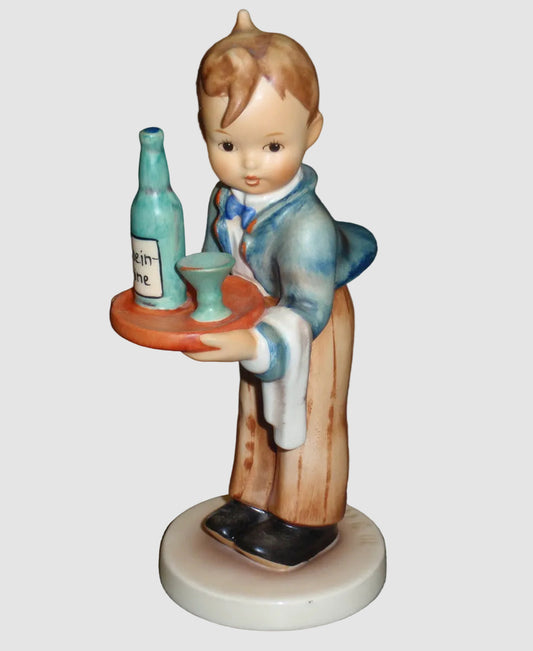 "Waiter" Goebel Hummel Figurine #154/0 - Cute Collectible Gift!