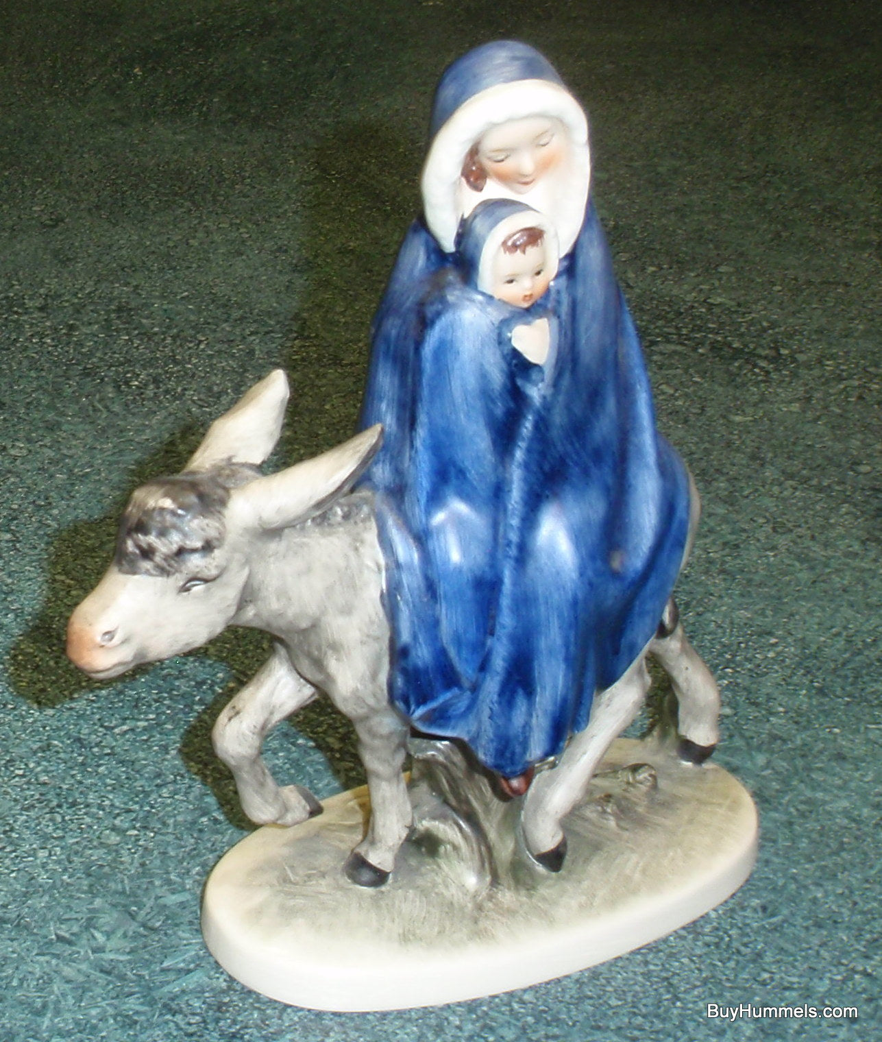 Goebel Hummel "Flight Into Egypt" Mary and Jesus On Donkey Christmas Nativity Gift!