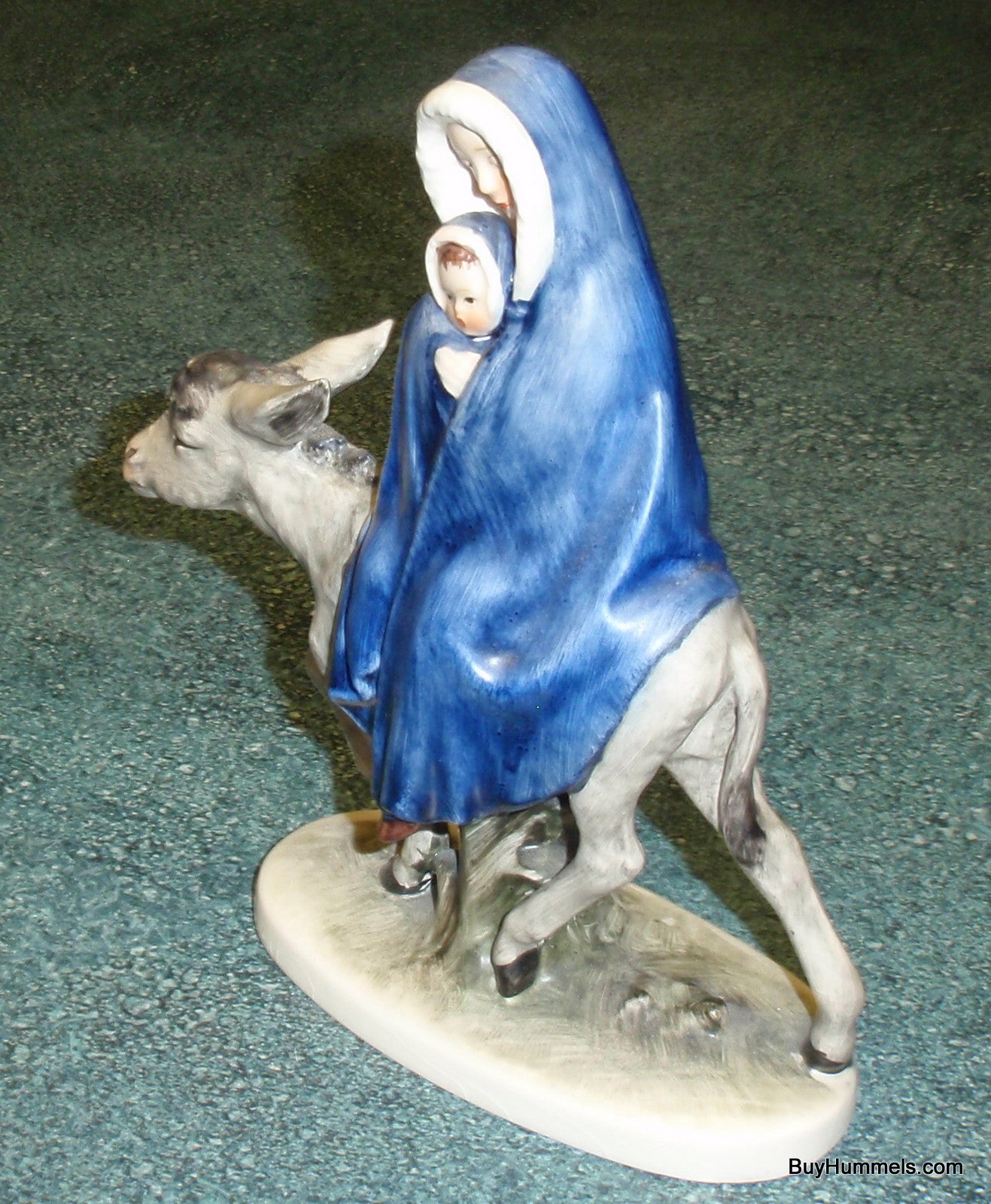 Goebel Hummel "Flight Into Egypt" Mary and Jesus On Donkey Christmas Nativity Gift!