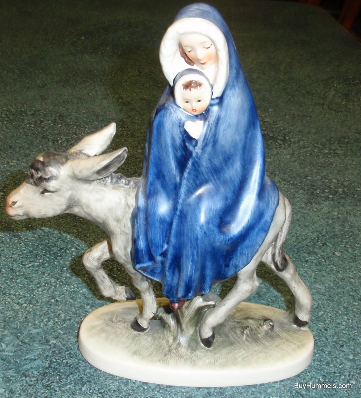 Goebel Hummel "Flight Into Egypt" Mary and Jesus On Donkey Christmas Nativity Gift!