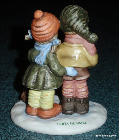 Studio Hummel Bertha Hummel Holiday Harmony BH18 Goebel - Kids Caroling With Dog