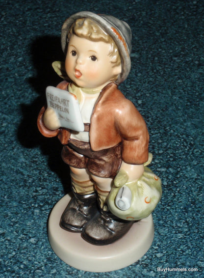 "A Free Flight" Goebel Hummel Zepplin Figurine #569 - Aviation Gift!