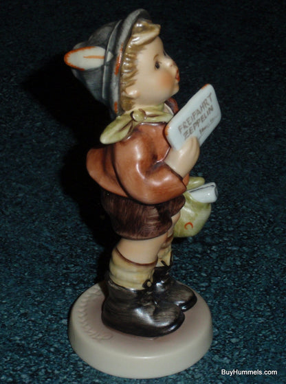 "A Free Flight" Goebel Hummel Zepplin Figurine #569 - Aviation Gift!