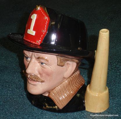 "The Fireman" Royal Doulton Large Character Jug D6697
