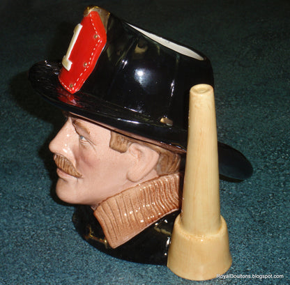 "The Fireman" Royal Doulton Large Character Jug D6697