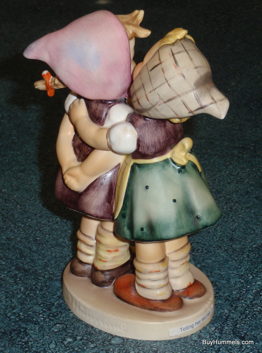"Telling Her Secret" Goebel Hummel Figurine #196/I - Large Version (6.25")
