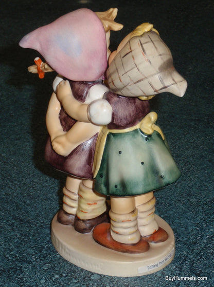 "Telling Her Secret" Goebel Hummel Figurine #196/I - Large Version (6.25")