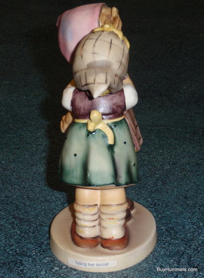 "Telling Her Secret" Goebel Hummel Figurine #196/I - Large Version (6.25")