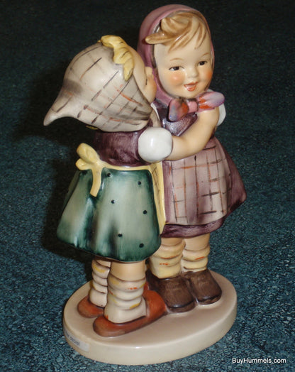 "Telling Her Secret" Goebel Hummel Figurine #196/I - Large Version (6.25")