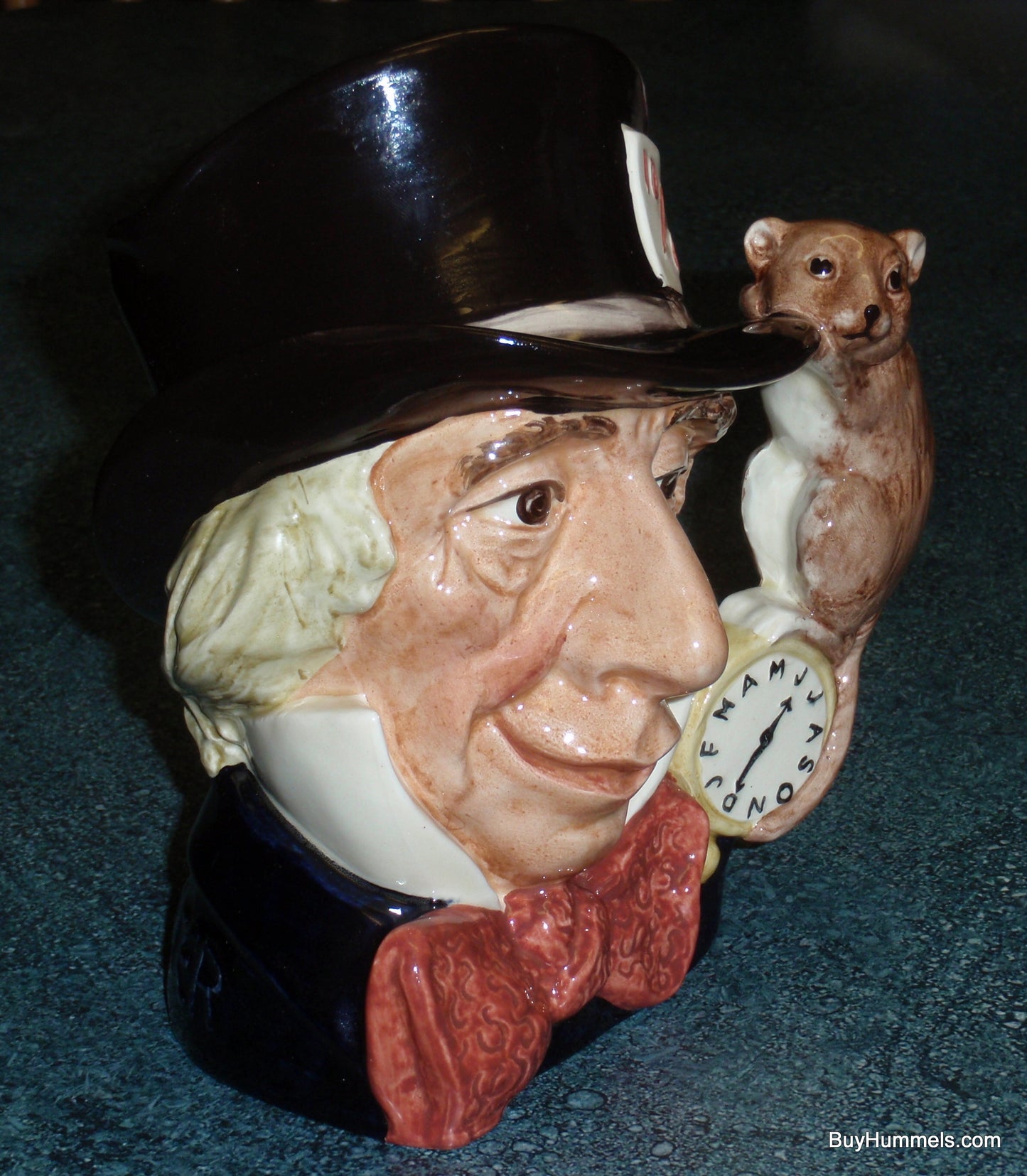 LARGE "Mad Hatter" Royal Doulton Character Toby Jug D6598 Alice In Wonderland