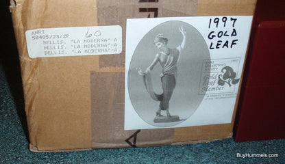 "La Moderne" Anri Wood Carving - Gold Leaf Limited Edition #60/150 - Original Case + COA