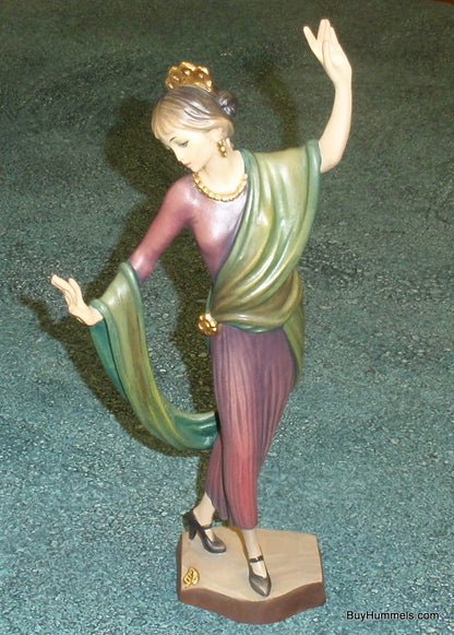 "La Moderne" Anri Wood Carving - Gold Leaf Limited Edition #60/150 - Original Case + COA