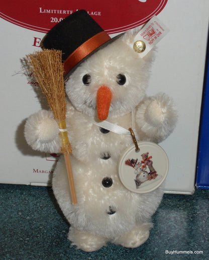 "Frosty Friends" Christmas Hummel Figurine #2035 & #2036 With Steiff Snowman!